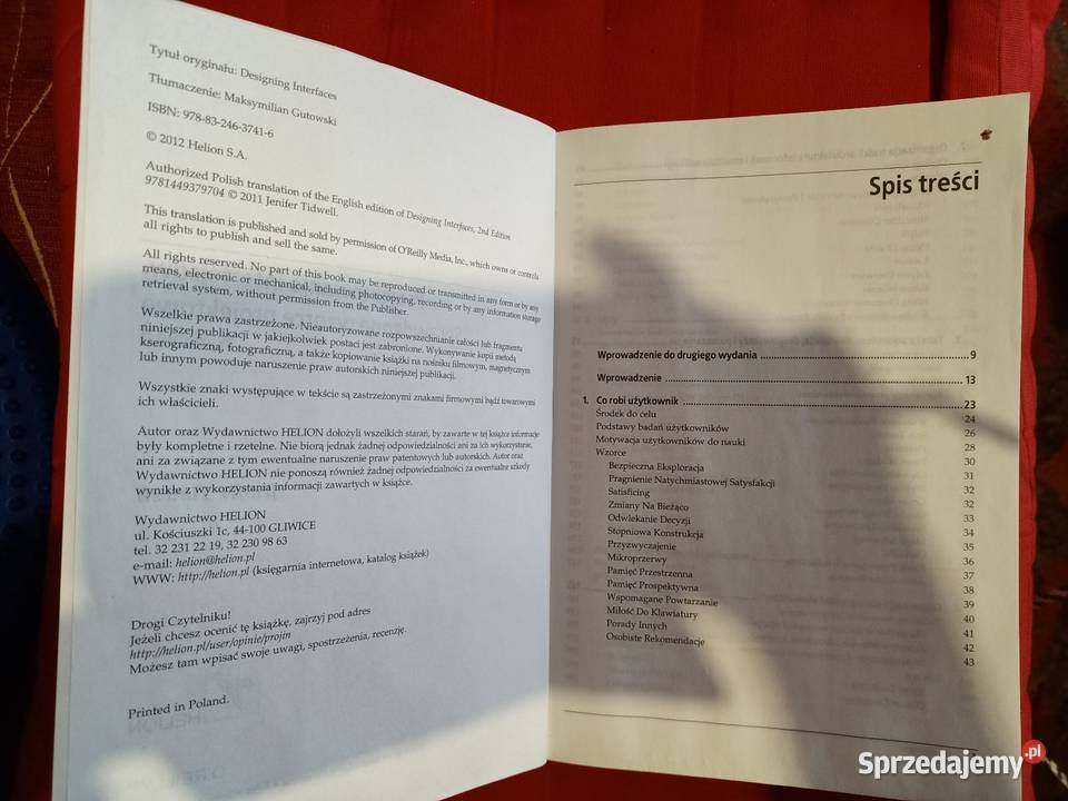Projektowanie interfejsów Sprawdzone wzorce Tworzenie stron internetowych