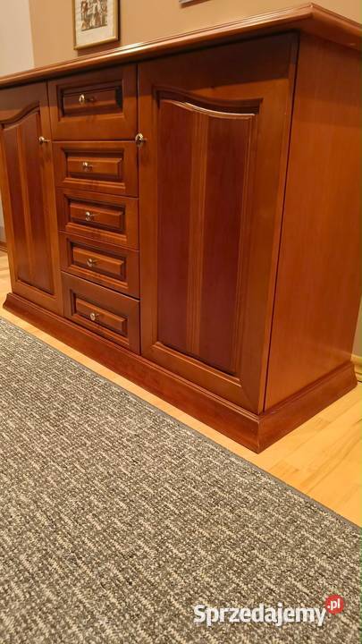 Stól rozkładany 6 krzeseł szafka RTV komoda Gostynin
