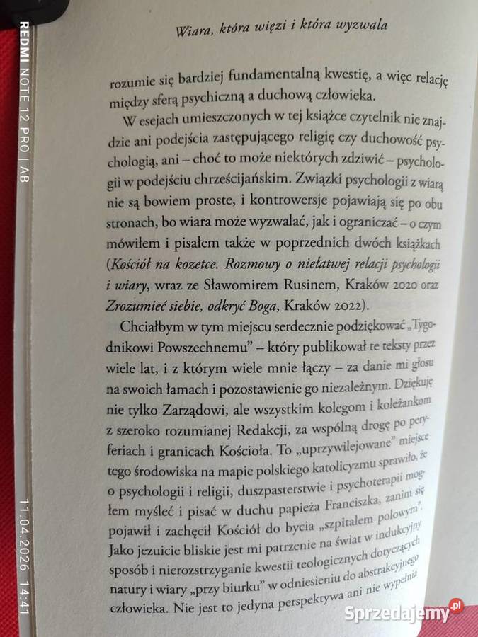 Wiara która więzi i która wyzwala Jacek Prusak miękka śląskie Katowice sprzedam
