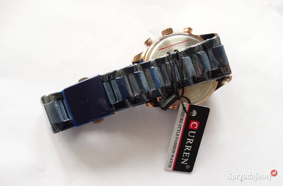 Duży sportowy zegarek męski chronograf Curren na rękę Gorzów Wielkopolski