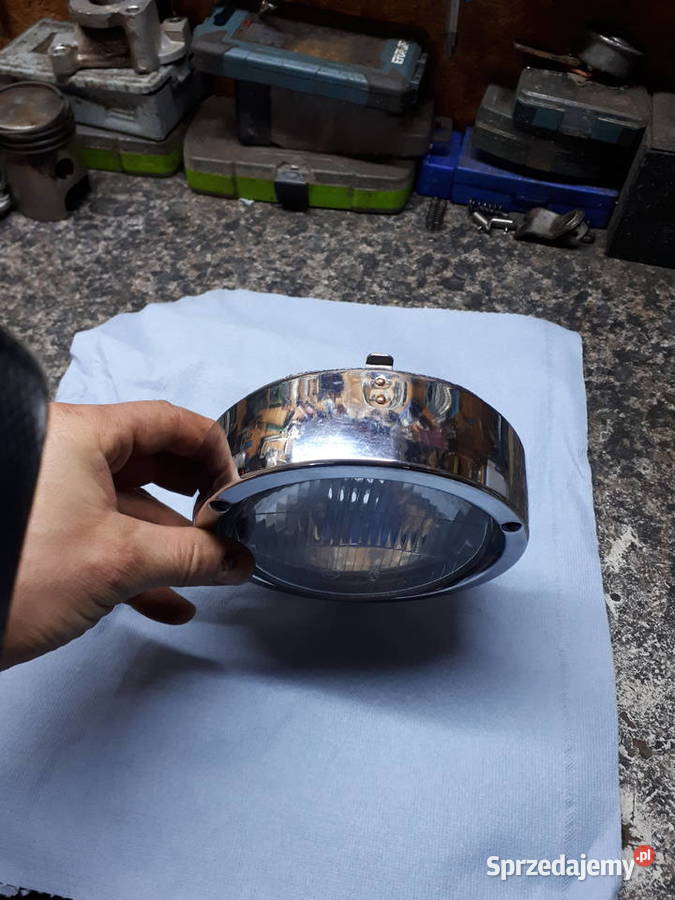 Lampa ramka że szkłem i odblaśnikiem Jawa