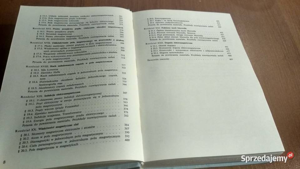 Elektryczność i magnetyzm Jaworski Dietłaf Kurs Podręczniki Gdańsk sprzedam