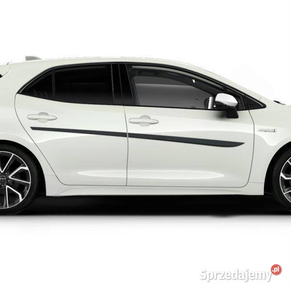TOYOTA Corolla Listwy drzwi boczne kpl czarne dolnośląskie Kąty Wrocławskie