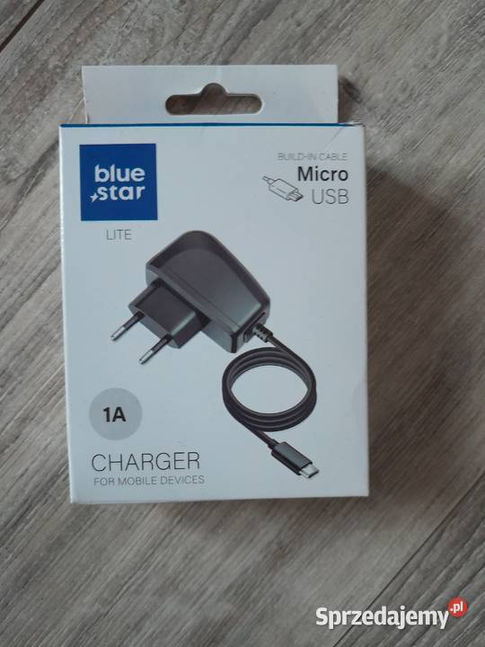 Ładowarka sieciowa Blue Star Lite z kablem micro Wieliczka