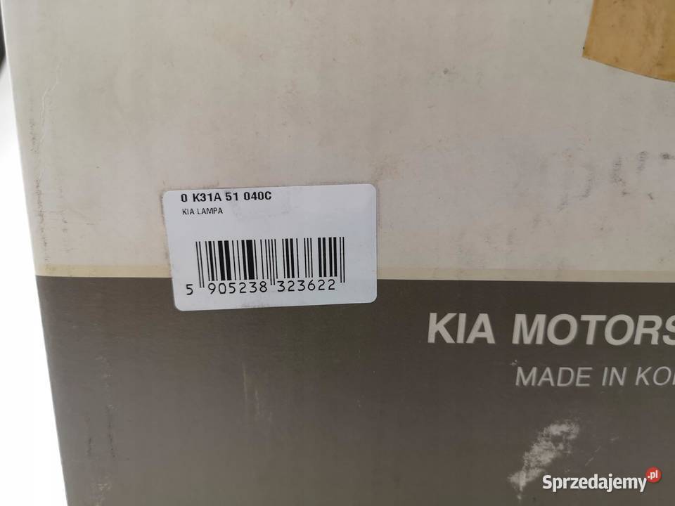 LAMPA LEWY PRZÓD KIA RIO 20002005 ORYGINAŁ ASO osobowe