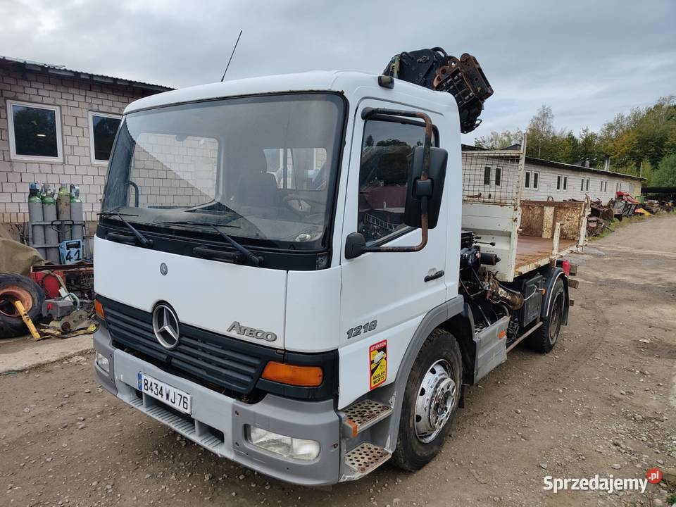 MercedesBenz ATEGO 1218 4x2 Wywrotka z żurawiem