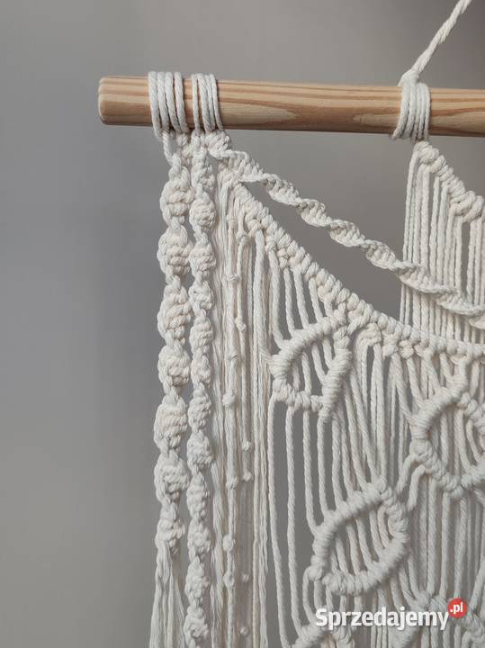 Makrama panel ścienny w stylu boho