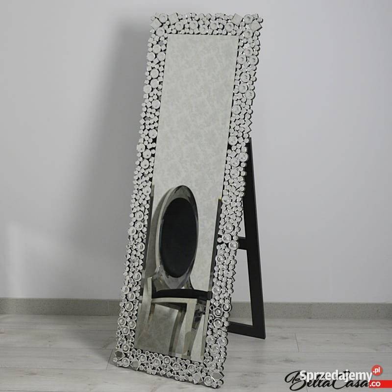Lustro glamour prostokatne kryształowe okrągłe inny kolor Warszawa sprzedam