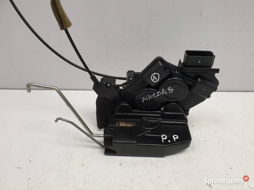 Mazda 5 I ZAMEK DRZWI Prawy przód pasażera 9 Pin Zamki, wkładki i kluczyki Rudka