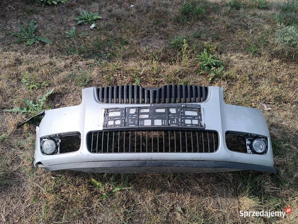 Zderzak przedni Skoda Fabia 2 srebrny Zderzaki Lublin