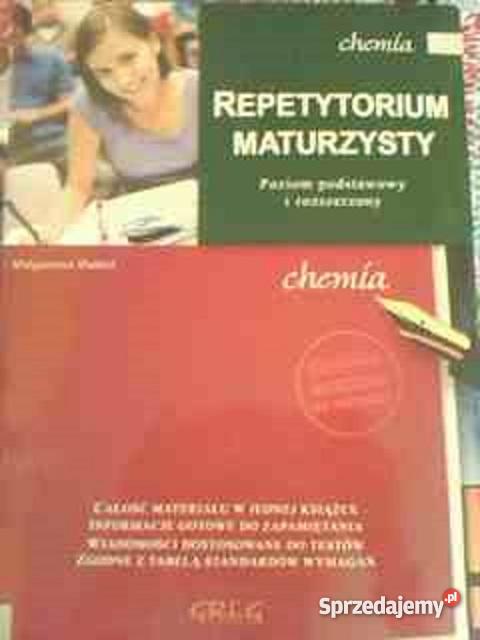 Repetytorium maturzysty Chemia wyd GREG Kłanino
