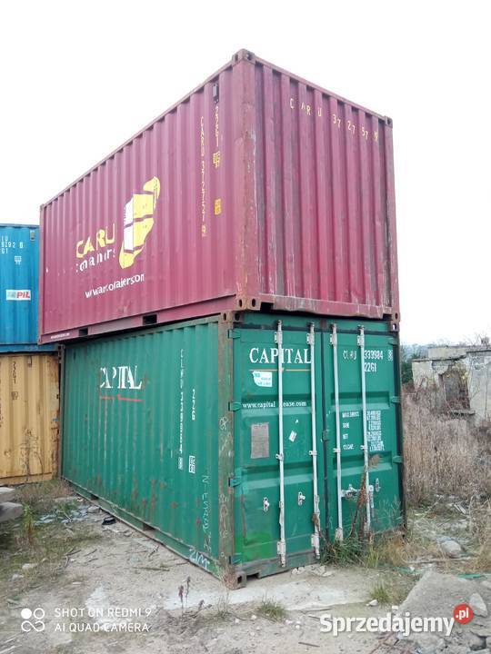 Kontener morski magazynowy 20 używany 6 metrów Lublin