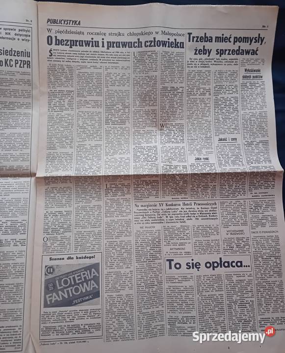 Trybuna Ludu 136 12 czerwca 1987 r Koźminek