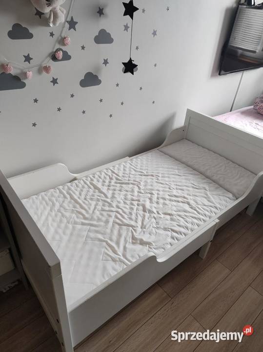 Łóżko łóżeczko ikea dziecka rozsuwane sundvik Busko-Zdrój
