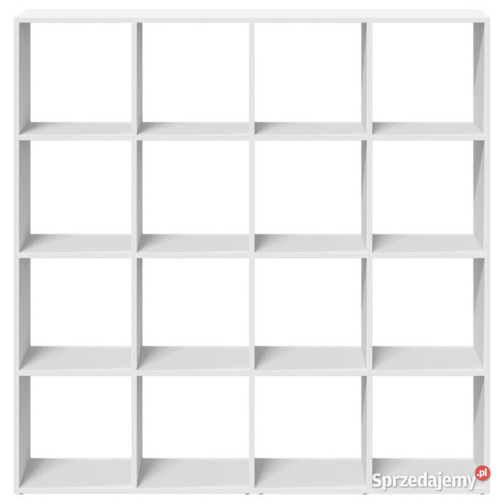 Regał biały 1375x29x1375 materiał drewnopochodny