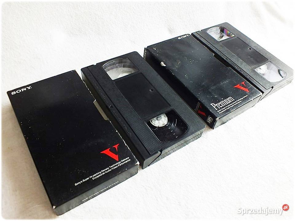 Kaseta x 2 VHS SONY Premium V Kasety VHS x 240 Żary sprzedam