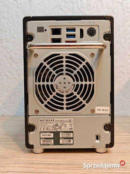 Serwer NAS NETGEAR ReadyNAS 314 RN31400 4 zatoki Gastronomia