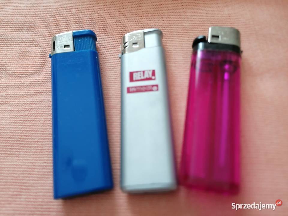 Zapalniczki płomienne na gaz zestaw 3 sztuki
