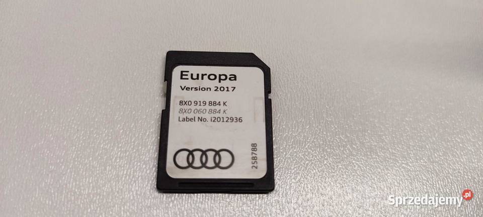 AUDI Q3 8U RADIO NAWIGACJA KARTA 8U1035192D osobowe