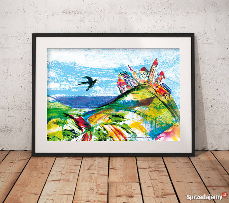 kolorowy plakat do pokoju dzieci Dekoracje i ozdoby Katowice sprzedam