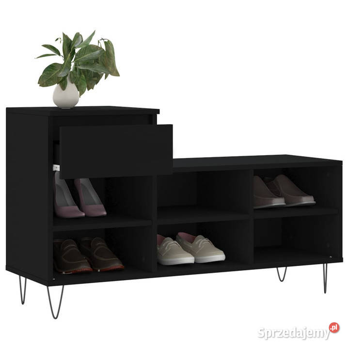 Szafka na buty czarna 102x36x60 materiał Warszawa sprzedam
