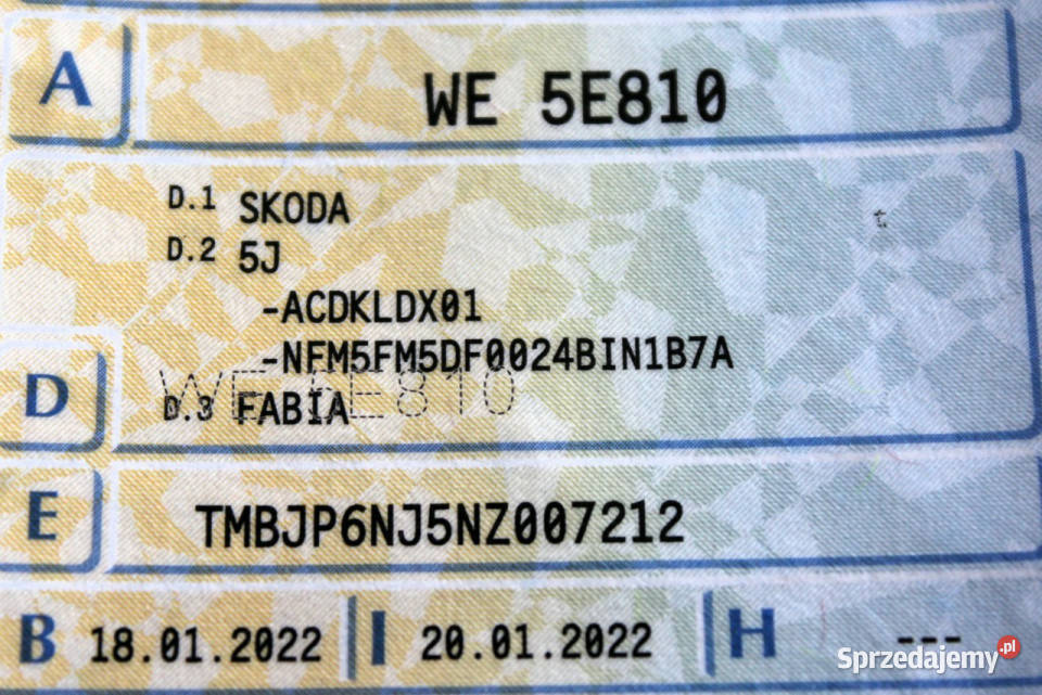 koda Fabia Ambition FV23 SalonPL 10TSI 95 światła do jazdy dziennej Sokołów