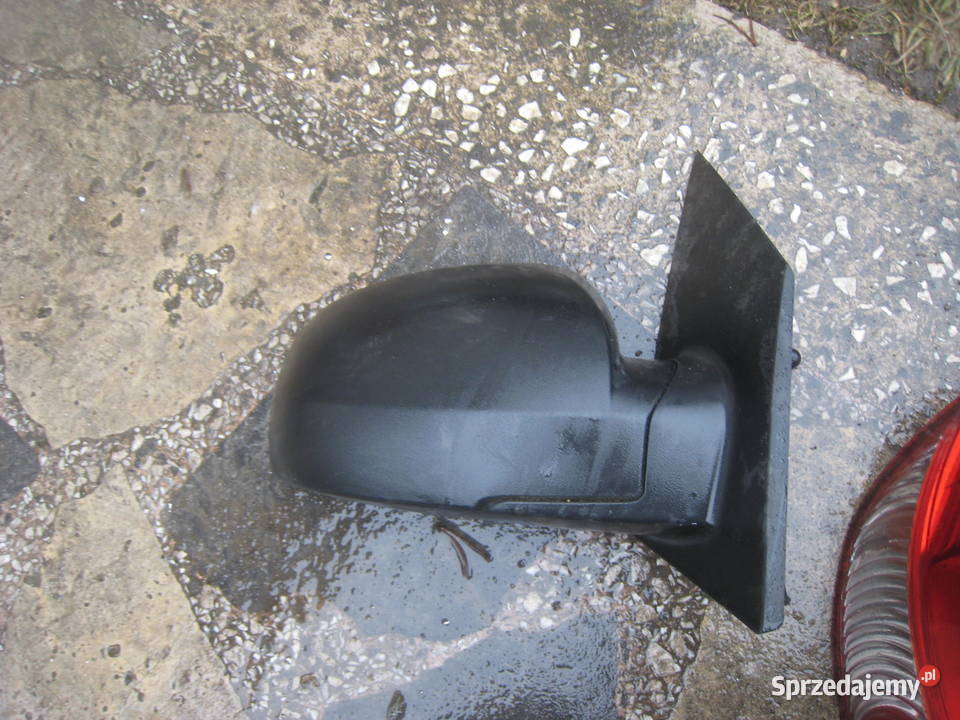 Lusterko zewnętrzne prawe manualne czarne nie