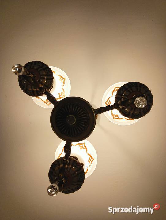 Żyrandol PRL vintage Wrocław