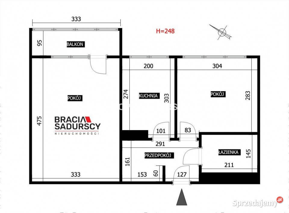 Mieszkanie 38m2 2pok Kraków Jasińskiego
