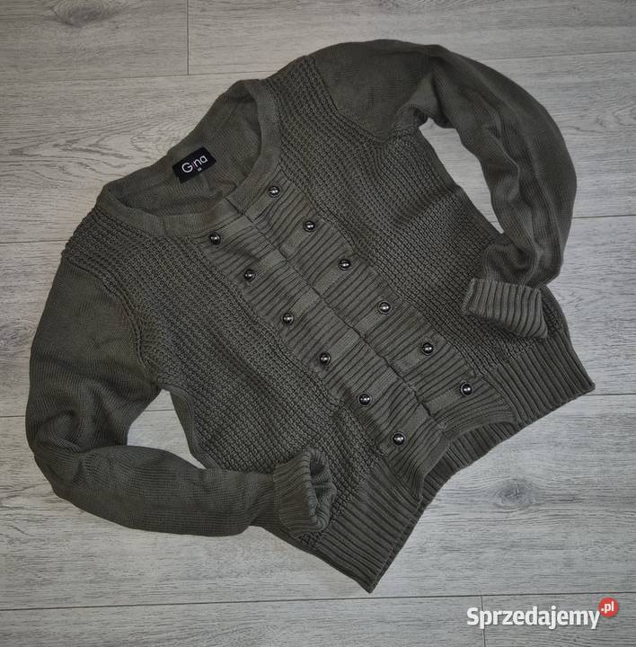 Sweter damski guziki 38M Łódź