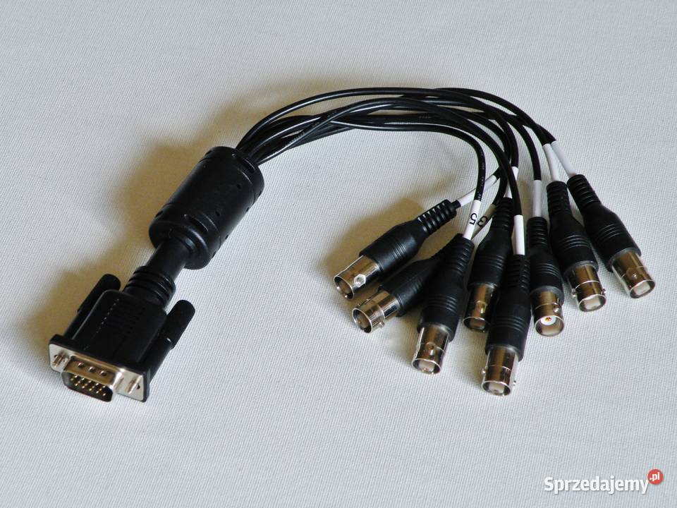 Adapter przejściówka VGA DSUB 15pin męski na 8 x Bydgoszcz