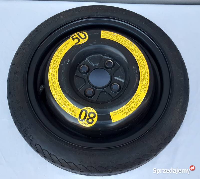 KOŁO DOJAZDOWE VW 4x100 35Jx14H2 ET45 357601025D Mielęcin