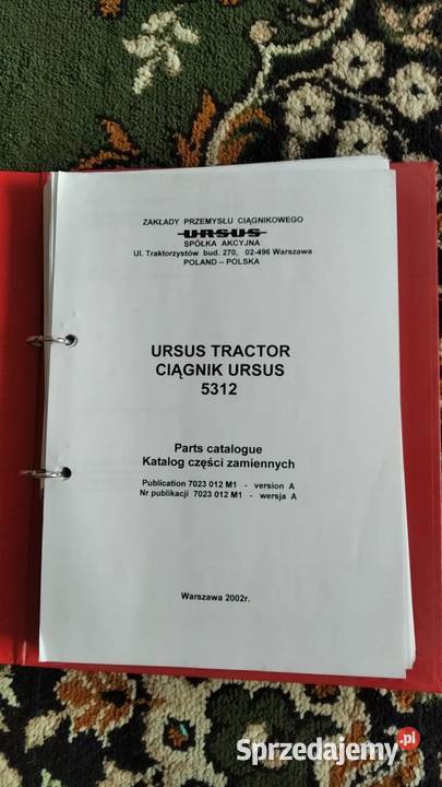 Katalog części zamiennych ciągnik rolniczy Ursus Lublin