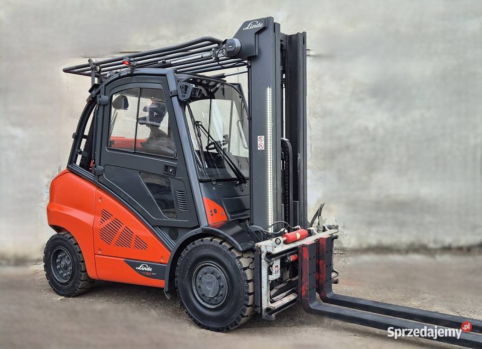 Linde H50 2020r TRIPLEX kabina waga wózek Linde Wózki widłowe Motoryzacja Rybnik
