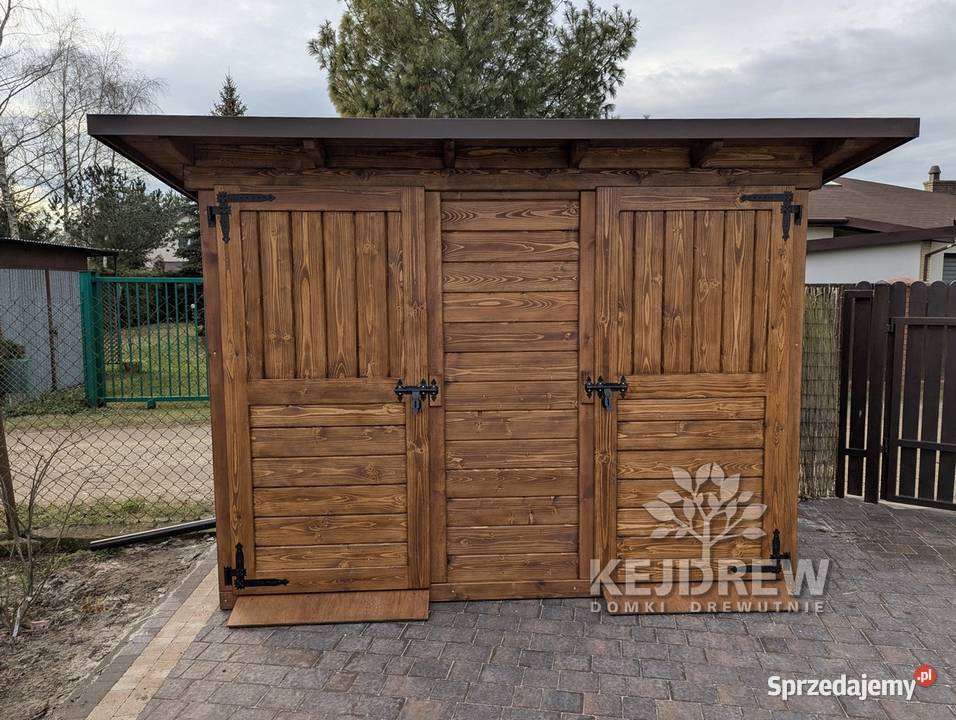 śmietnik drewniany śmietnik ogrodowy zamykany śląskie Piła Pierwsza sprzedam