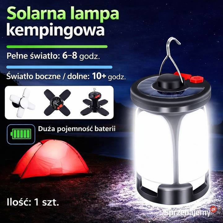 Lampa solarna kempingowa ogrodowa Michałowice sprzedam
