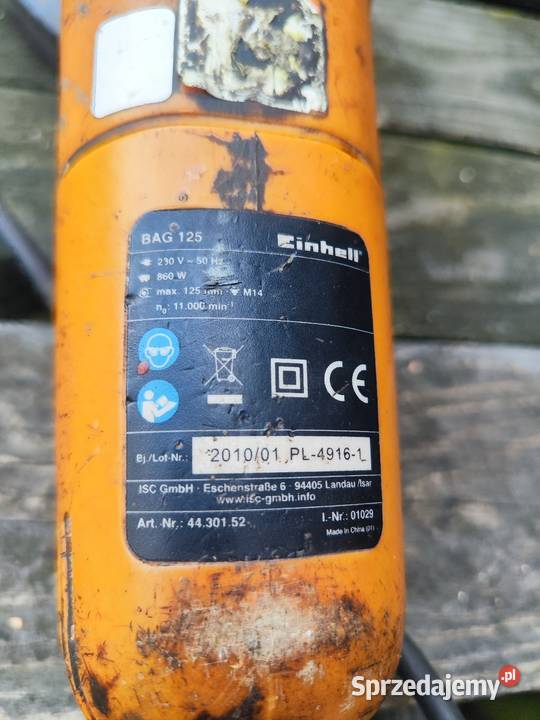 Szlifierka kątowa Einhell BAG 125