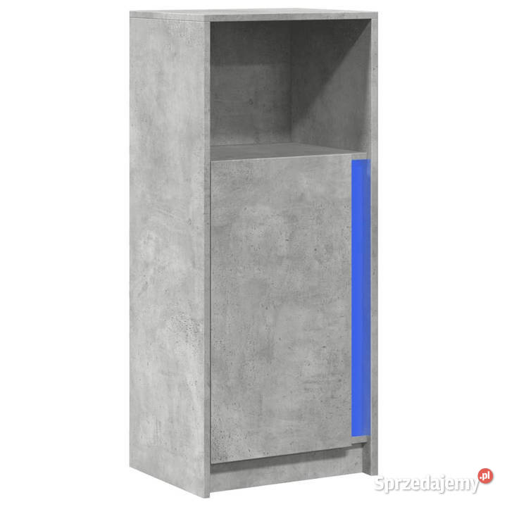 Szafka z LED szarość betonu 425x34x100 WM852155 Dom i Ogród Warszawa