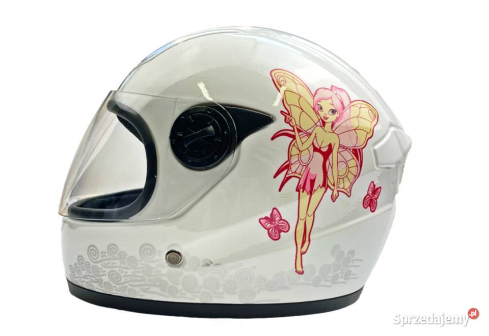 KASK MDE506 INTEGRALNY DZIECIĘCY WRÓŻKA BIAŁY sprzedam