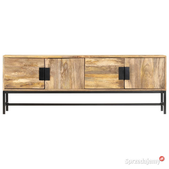 Szafka pod telewizor 140x30x50 lite drewno mango