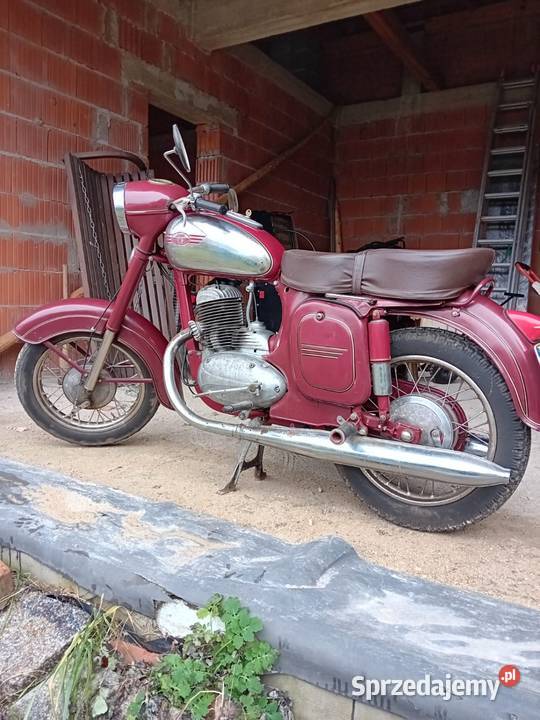 Jawa 353 1957 zabytek śląskie Bieżeń