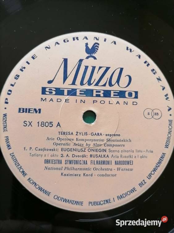Teresa Żylis Gara Arie Operowe Kompozytorów płyta winylowa Wałbrzych