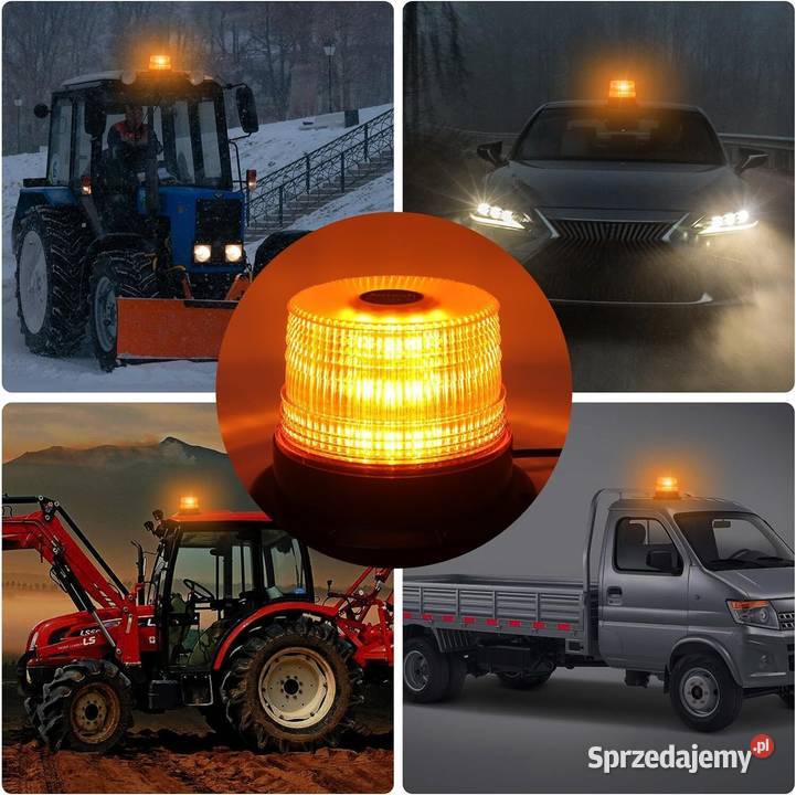 Lampa Ostrzegawcza LED 12V 24V na MAGNES pod Rawa Mazowiecka sprzedam