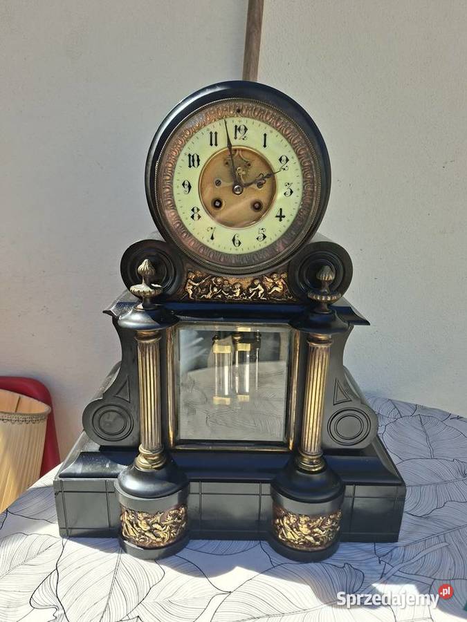 Marmurowy zegar francuski brokot Rzeszów