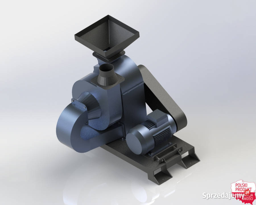 Młyn bijakowy do zrębki ŻUBR400 15 kW 400 h Poznań