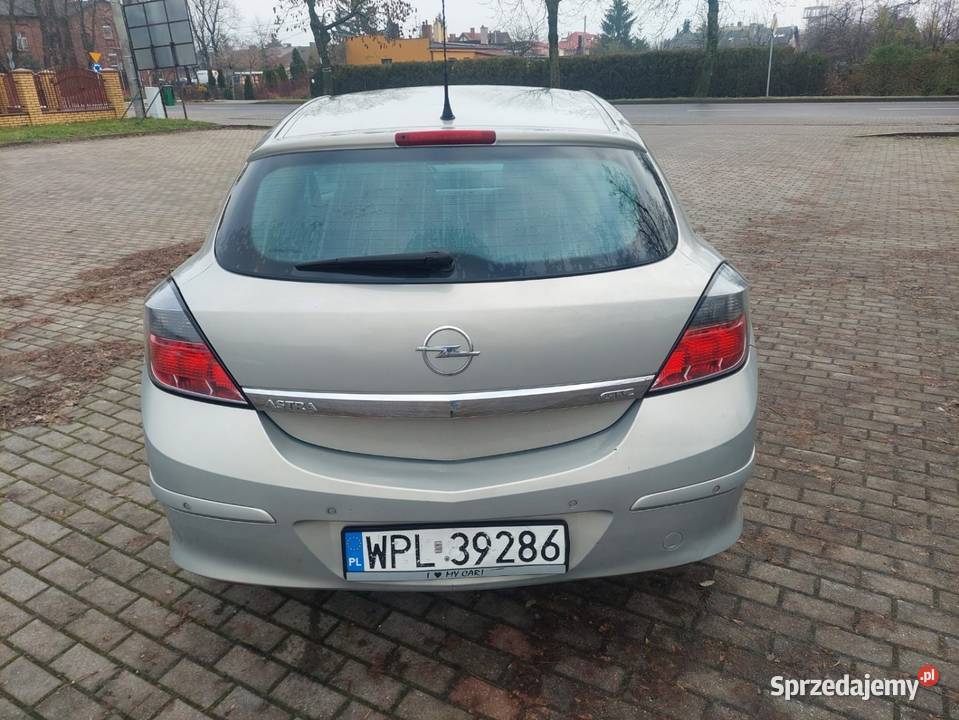 Opel Astra H GTC 14 90 LPG Klima Czujniki 2008r 90KM kujawsko-pomorskie Choceń