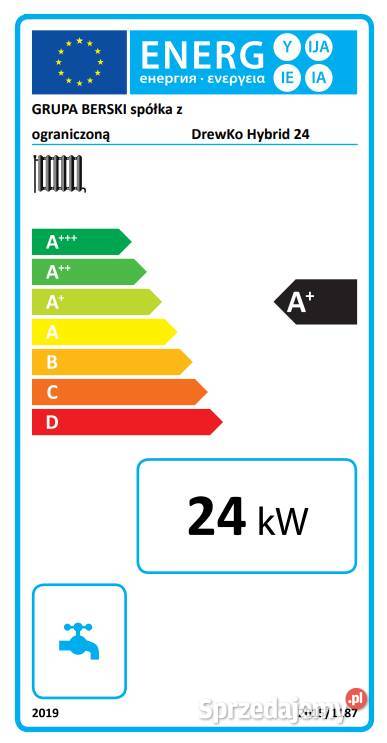 Kocioł CO DrewKo Hybrid 24kW Dwupaliwowy Pellet