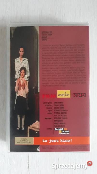 Nakarmić Kruki film video VHS Carlos Saura PRL sprzedam