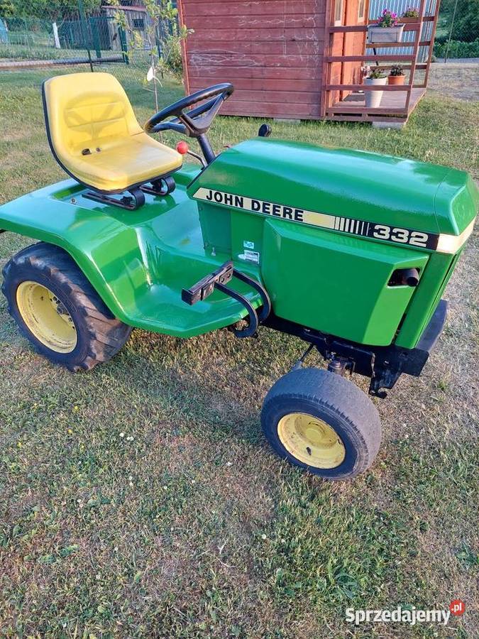 Traktorek john deere 332 diesel Traktorki Dom i Ogród Bytów