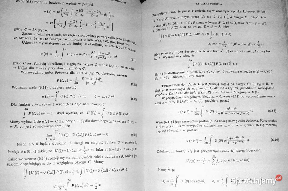 Elementy analizy zespolonej Jan Krzyż Julian Chełm